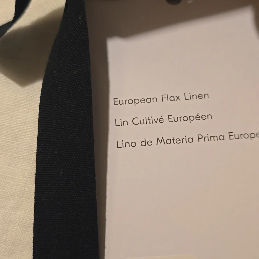 ❤️BUY 2 GET 1 FREE West Elm European Flax Linen Sheet Set White, King